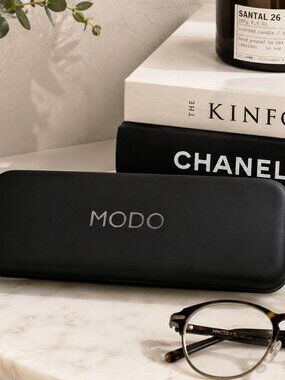 MODO Black Eyeglasses / Sunglasses Hard Case